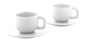 Set espresso 2 tasses 85ml personnalisable