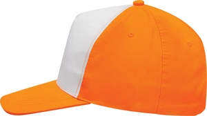 Casquette bicolore 5 segments - segment avant renforcé personnalisable