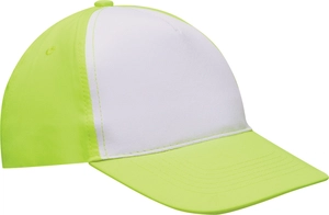 Casquette bicolore 5 segments - segment avant renforcé personnalisable