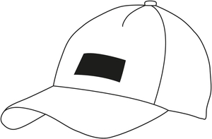 Casquette bicolore 5 segments - segment avant renforcé personnalisable