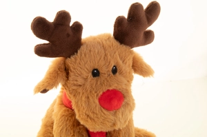 Peluche renne RPET - idéal pour Noël personnalisable