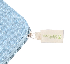 Trousse de maquillage en coton recyclé personnalisable