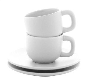 Set espresso 2 tasses 85ml personnalisable