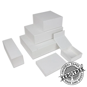 Boîtes aimantées ZEROTREE® en papier paille - plusieurs dimensions au choix personnalisable