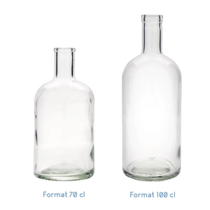 Carafe à eau 70cl ou 100cl - Bouteille en Verre Fabrication Allemagne personnalisable