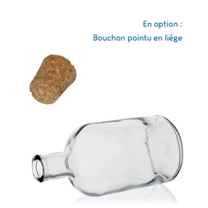 Carafe en verre 50cl ou 70 cl fabriquée en europe personnalisable