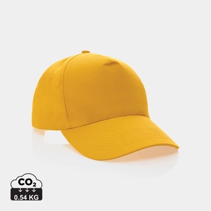 Casquette 5 panneaux en coton recyclé 190gr - traceur AWARE personnalisable