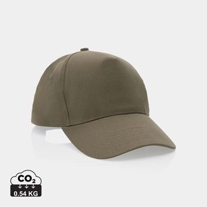 Casquette 5 panneaux en coton recyclé 190gr - traceur AWARE personnalisable