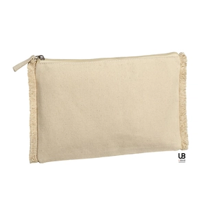 Pochette en coton 320gr avec franges personnalisable