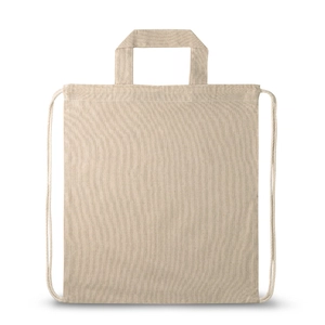 Sac à dos en coton recyclé 140 g/m² personnalisable