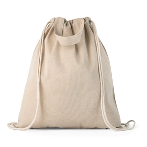 Sac à dos en coton recyclé 140 g/m² personnalisable