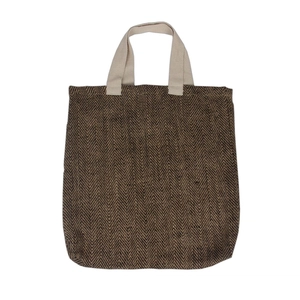 Sac de plage original en juca - jute et coton personnalisable