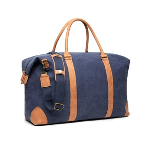 Sac de voyage élégant en toile recyclée certifié RCS - 47% en matière recyclée personnalisable