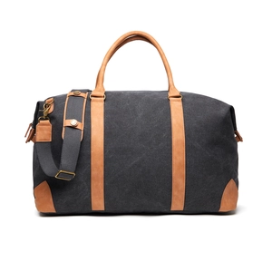 Sac de voyage élégant en toile recyclée certifié RCS - 47% en matière recyclée personnalisable