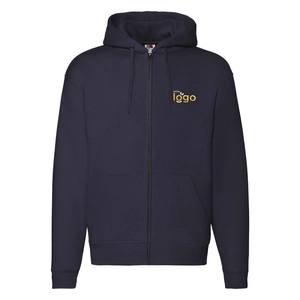 Sweat zippé à capuche homme PREMIUM personnalisable