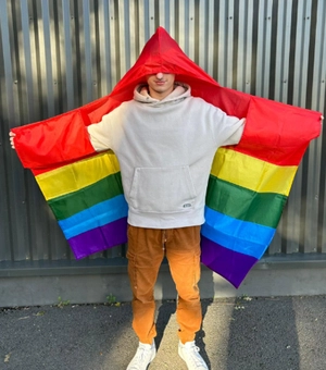 Cap de supporter avec capuche et manches  - Drapeau supporter personnalisable