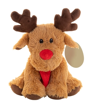 Peluche renne RPET - idéal pour Noël personnalisable