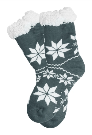 Chaussettes de Noël avec semelle antidérapante personnalisable