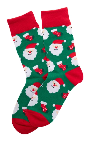 Chaussettes de Noël avec fourreau en papier kraft personnalisable