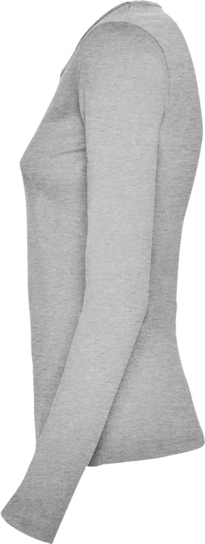 T-shirt semi-ajusté à manches longues pour femme personnalisable