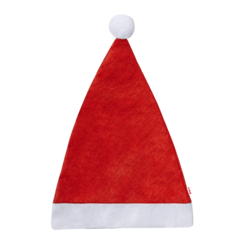 image du produit Bonnet de Noël en RPET avec pompon blanc