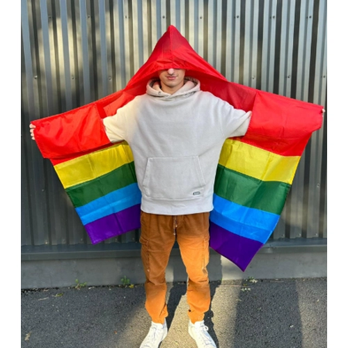 image du produit Cap de supporter avec capuche et manches  - Drapeau supporter