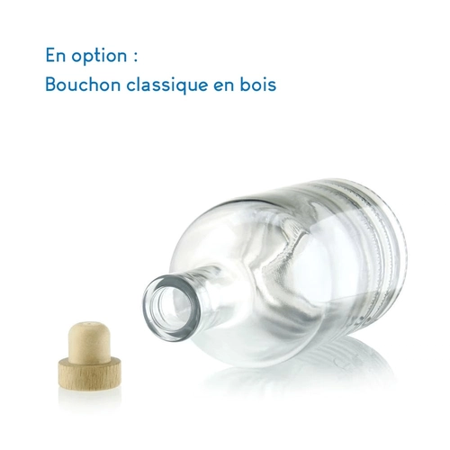 image du produit Carafe en verre 50cl ou 70 cl fabriquée en europe