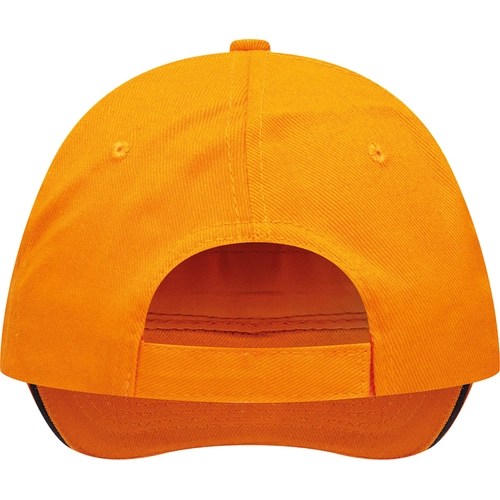 image du produit Casquette sandwich 6 segments avec visière colorée