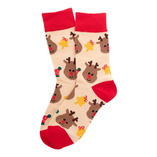 image du produit Chaussettes de Noël avec fourreau en papier kraft