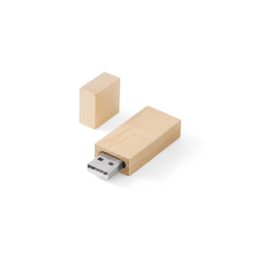 image du produit Clé USB à capuchon en bois - capacité jusqu'à 32GB