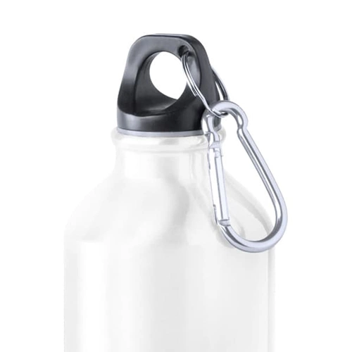 image du produit Petite bouteille en aluminium de 330 ml avec mousqueton