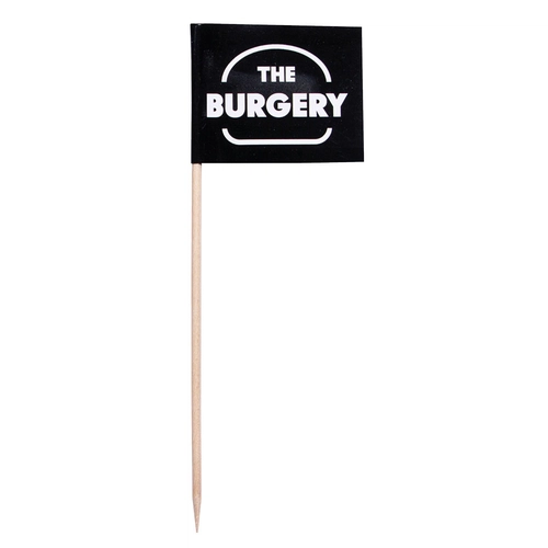 image du produit Pique pour hamburger de 15cm en bois