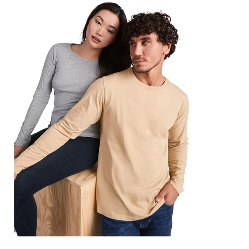 image du produit T-shirt semi-ajusté à manches longues pour femme