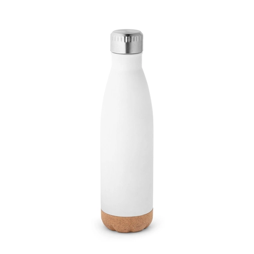 image du produit Thermos 560mL en acier inox avec base en liège - Gourde isotherme