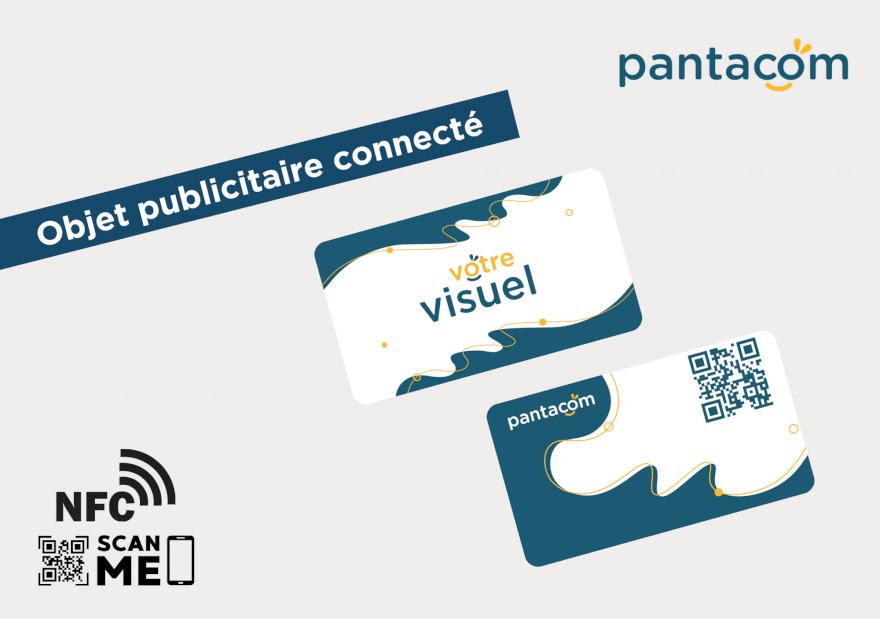 Pantacom a reçu ses cartes de visite connectées !