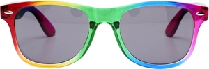 Lunettes de soleil avec cadre translucide multicouleur personnalisable