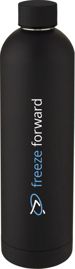 Bouteille isotherme 1L avec isolation par le vide et couche de cuivre personnalisable