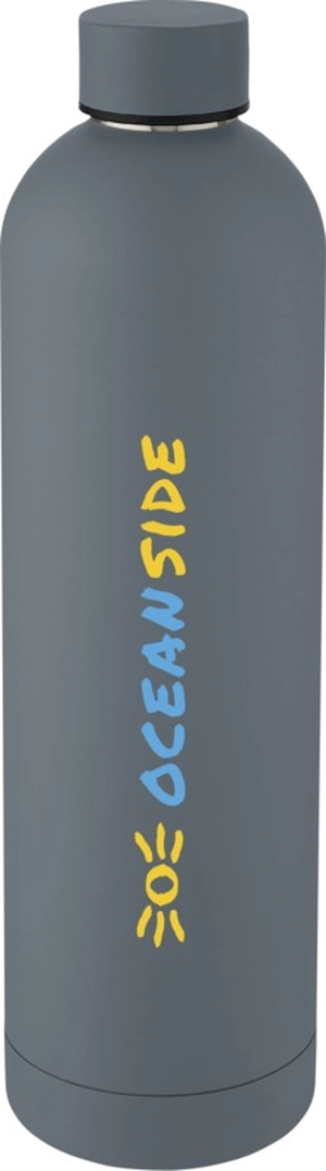 Bouteille isotherme 1L avec isolation par le vide et couche de cuivre personnalisable