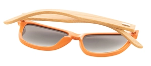 Lunettes de soleil avec branches bambou UV 400 catégorie 3 personnalisable