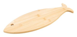 Planche à découper en bambou en forme de poisson personnalisable