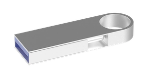 Clé USB OTG en aluminium rotative - 32GB à 64GB personnalisable