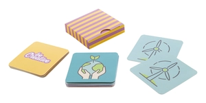 Jeu de mémory en papier avec motifs thématiques - fabrication europe