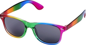 Lunettes de soleil avec cadre translucide multicouleur personnalisable