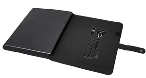 Conférencier A4 - carnet avec logo lumineux personnalisable