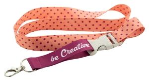 Tour de cou en sublimation - Lanyard évènementiel personnalisable