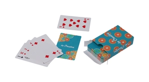 Cartes à jouer personnalisées 54 cartes - fabrication Europe personnalisable