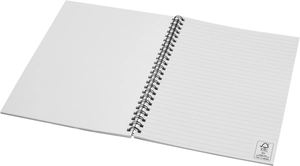 Carnet de notes recyclé à spirales Desk-Mate® A5 coloré personnalisable