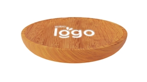 Base à induction éco bois certifié FSC 10W personnalisable