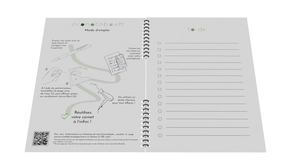 Carnet A5 réutilisable fabriqué en France - EcoNotebook personnalisable