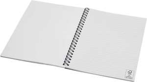 Carnet de notes recyclé à spirales Desk-Mate® A5 coloré personnalisable